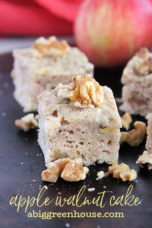 Apple Walnut Cake- Big Green House