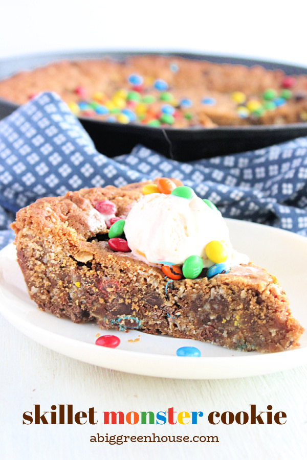 Skillet Monster Cookie- Big Green House
