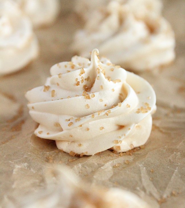 Maple Sugar Meringues- Big Green House