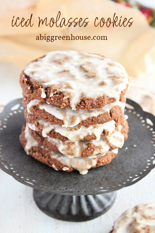 Iced Molasses Cookies- Big Green House