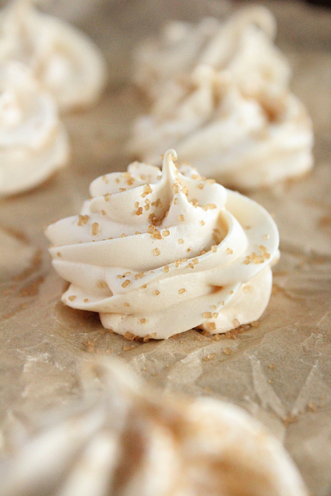 Maple Sugar Meringues- Big Green House