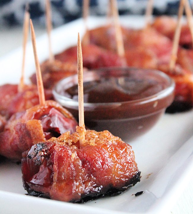 Bacon Wrapped Kielbasa Bites- Big Green House