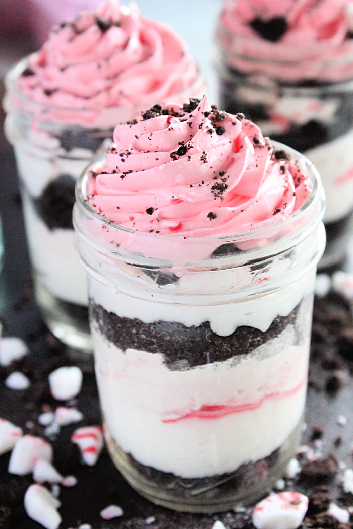 Candy Cane Pudding Parfaits- Big Green House