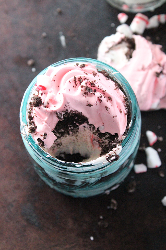 Candy Cane Pudding Parfaits- Big Green House
