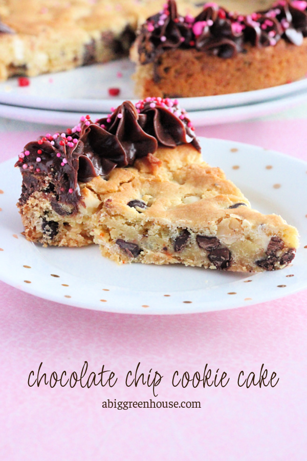 Chocolate Chip Cookie Cake- Big Green House
