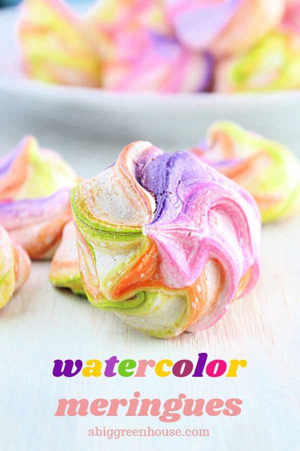 Watercolor Meringues- Big Green House