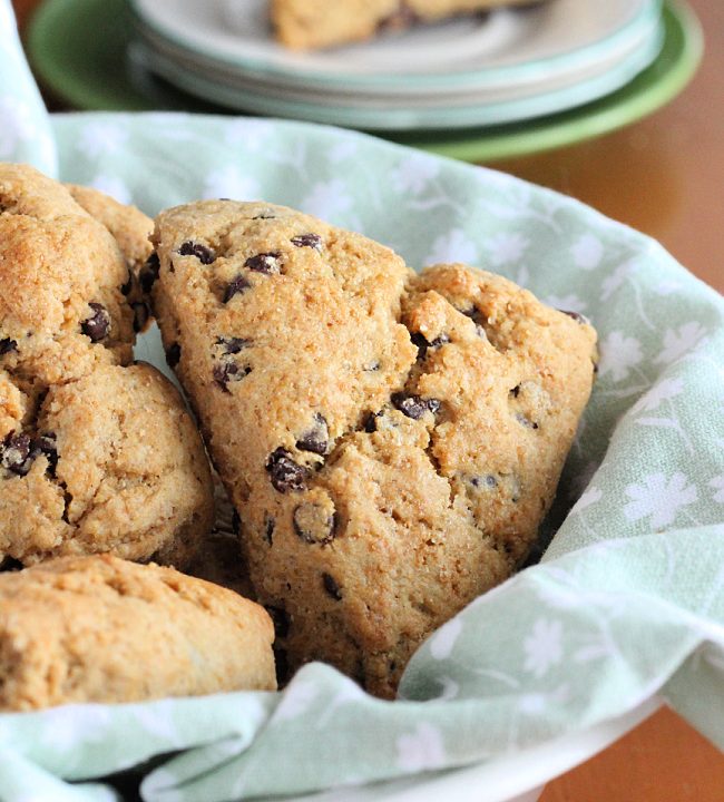 Chocolate Chip Yogurt Scones- Big Green House