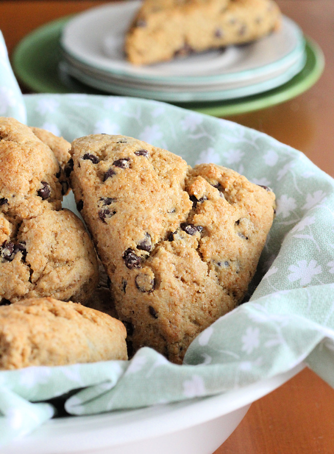 Chocolate Chip Yogurt Scones- Big Green House