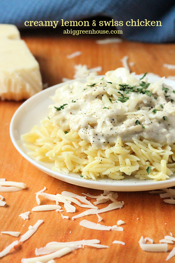 Creamy Lemon and Swiss Chicken- Big Green House