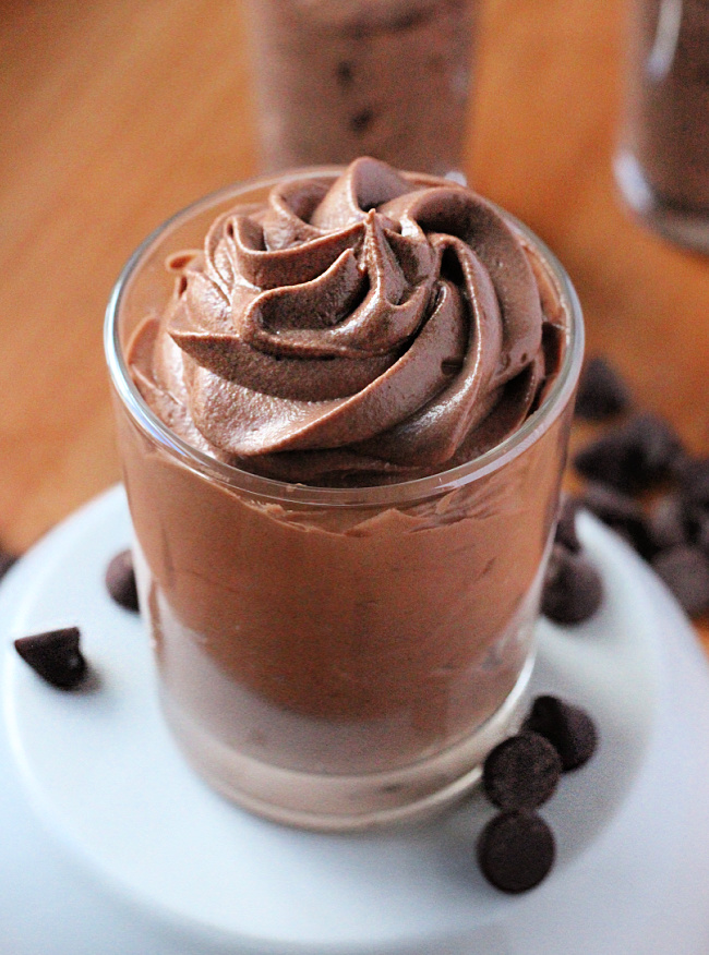Two Ingredient Chocolate Mousse- Big Green House