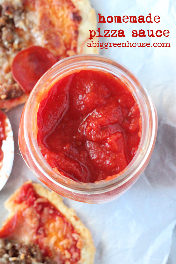 Homemade Pizza Sauce- Big Green House