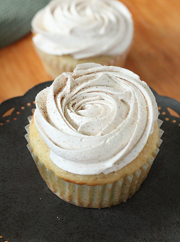 Apple Pie Stuffed Cupcakes- Big Green House