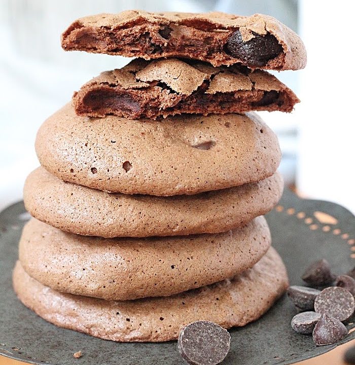 Brownie Meringue Cookies- Big Green House