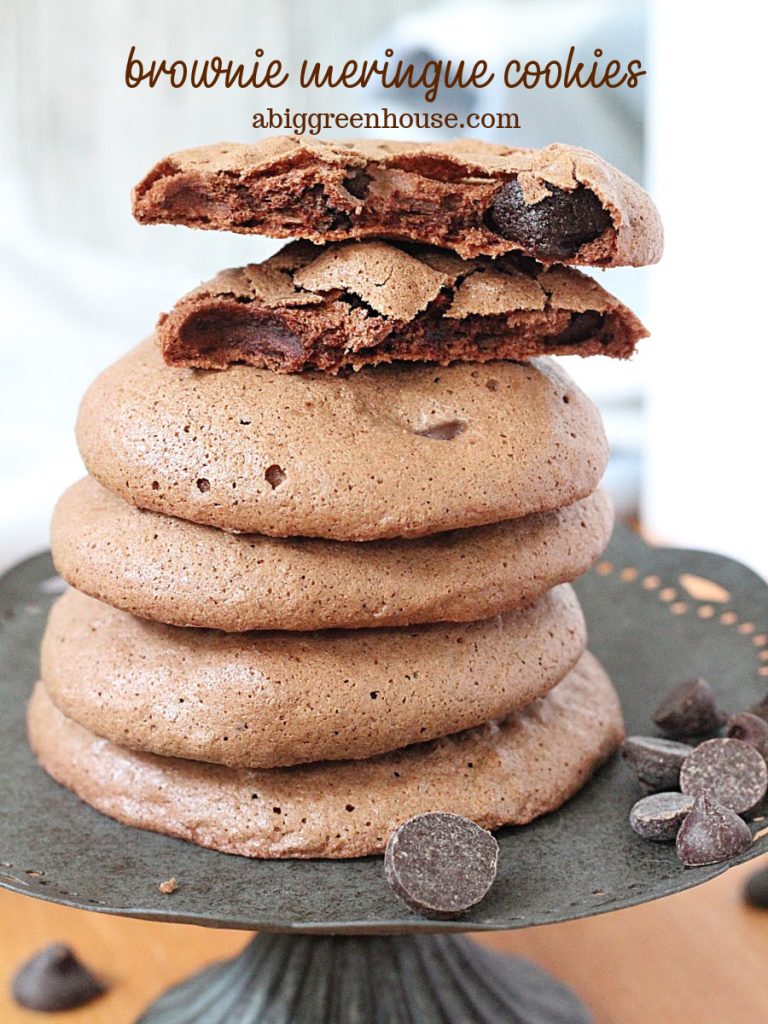 Brownie Meringue Cookies- Big Green House