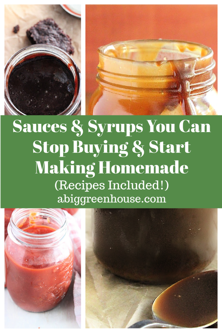 Sauces and Syrups You Can Make Homemade