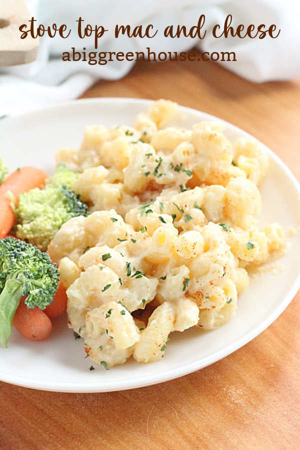 Stove Top Macaroni and Cheese- Big Green House