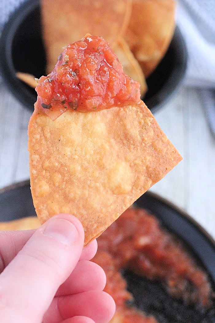 Homemade Tortilla Chips- Big Green House