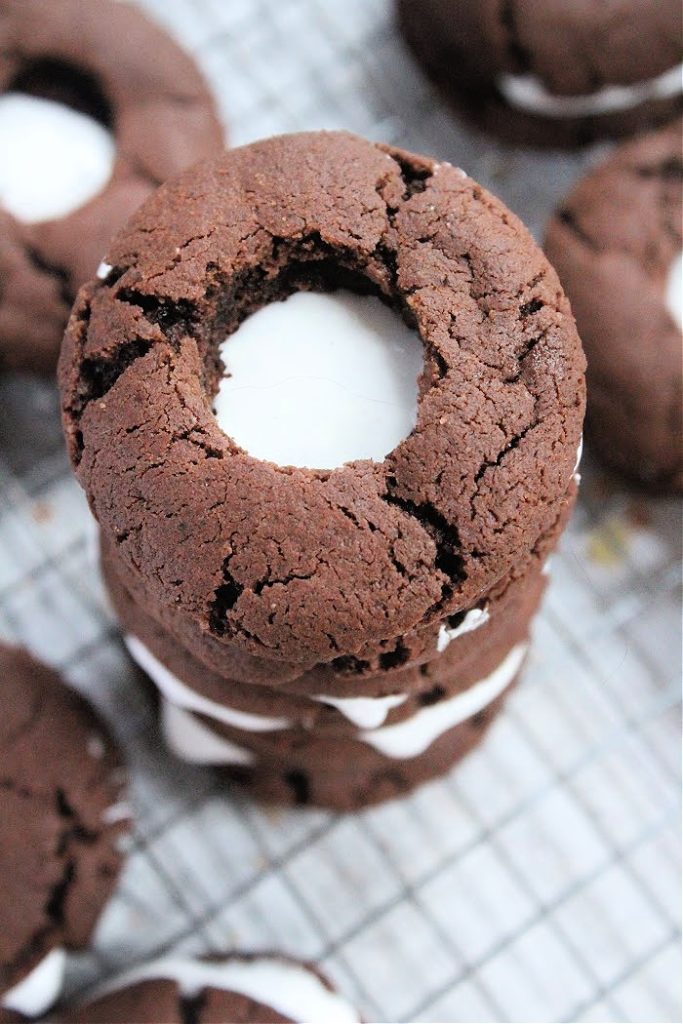 Chocolate Marshmallow Cutout Cookies- Big Green House
