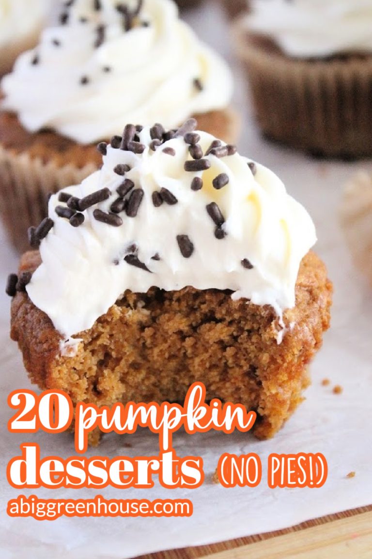 20 pumpkin desserts- no pie