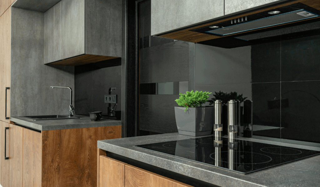 Natural Stone or Brick Backsplash