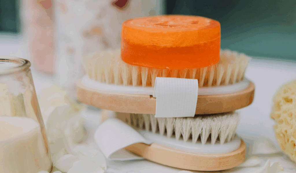 Orange Peel Cleaning Scrub