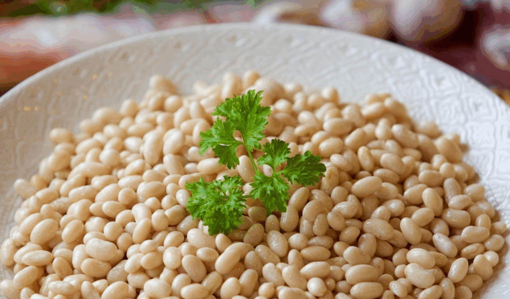 White Bean Pasta with Greens