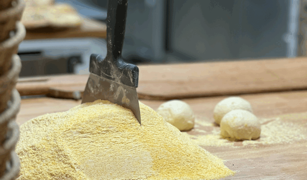 Only cornmeal, no flour