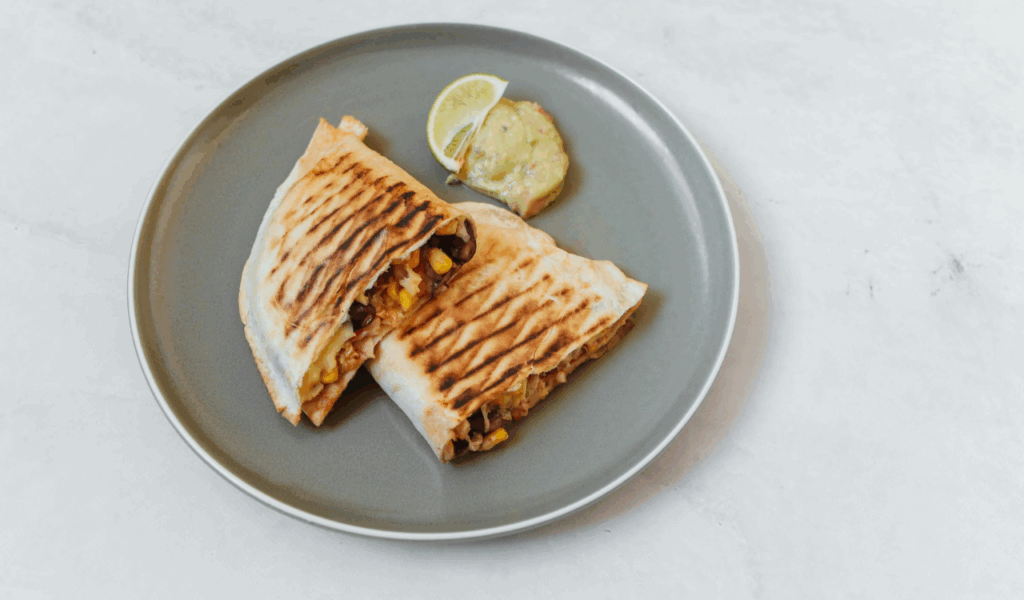 Bean Quesadillas or Stuffed Baked Potatoes