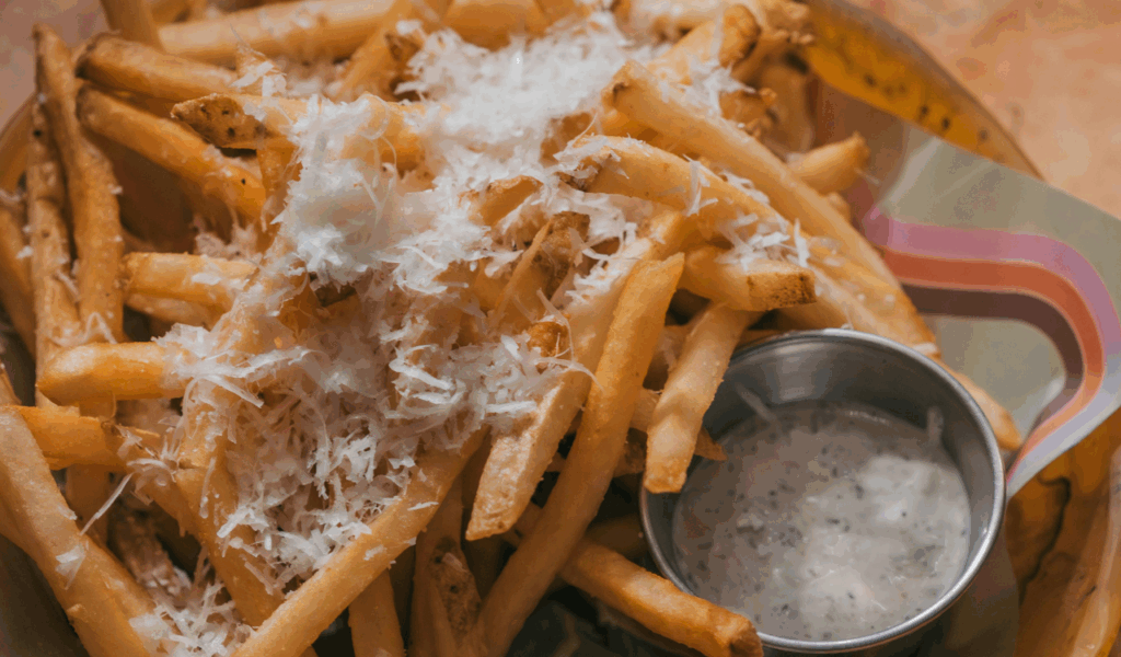 Crispy Garlic Parmesan Fries