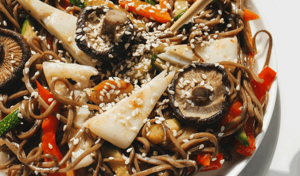Japchae (Stir-Fried Glass Noodles)