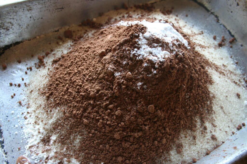 Wacky Cake ingredients