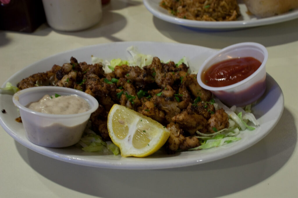 Alligator cooked