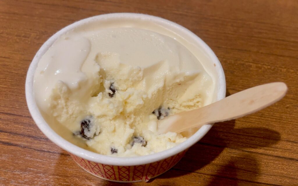 Rum Raisin Ice cream