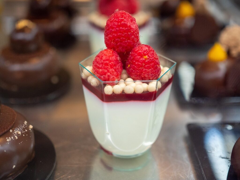 Raspberry-Cardamom Yogurt Semifreddo