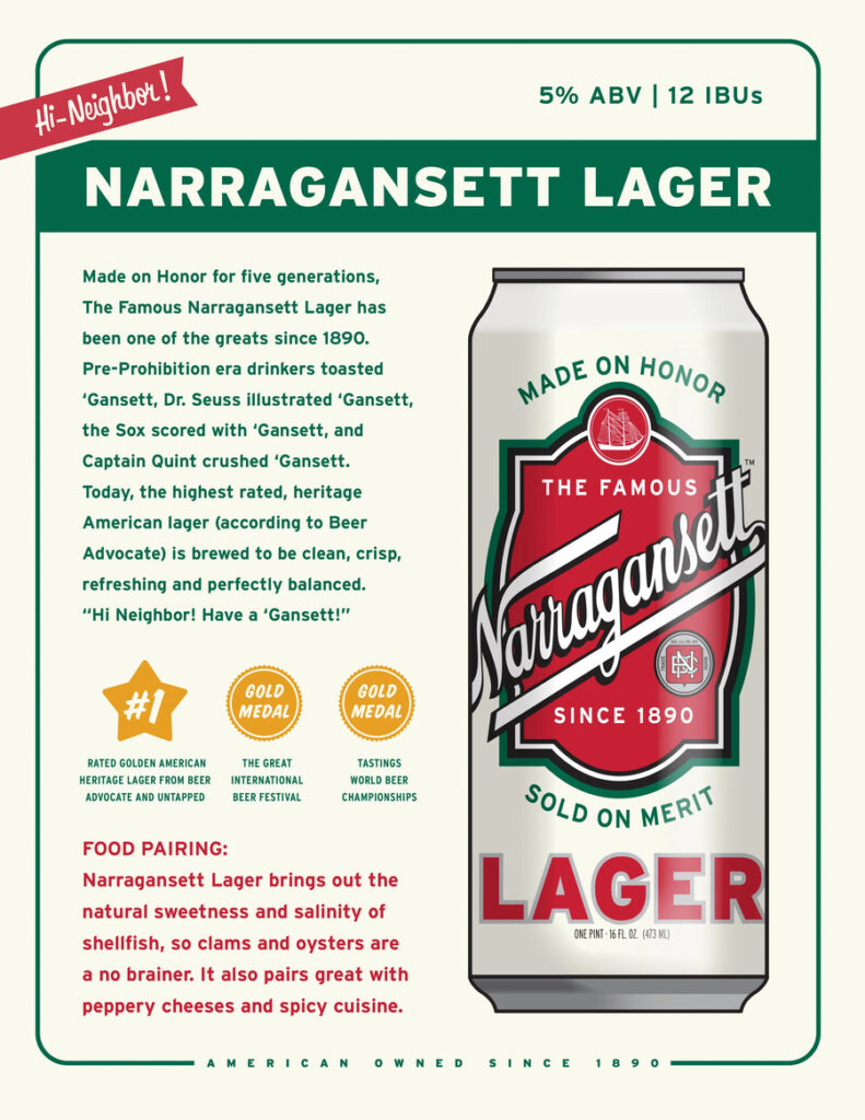 Narragansett Beer