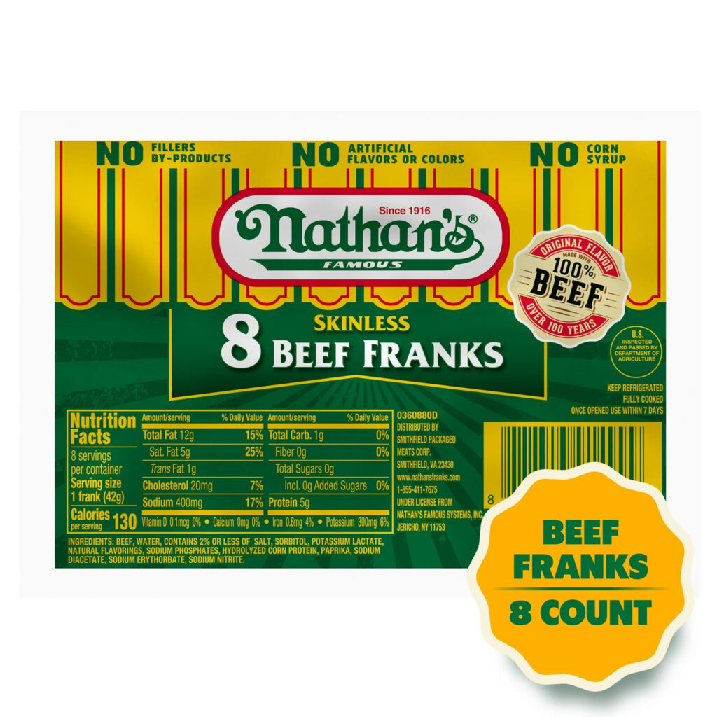 Nathan’s Beef Franks