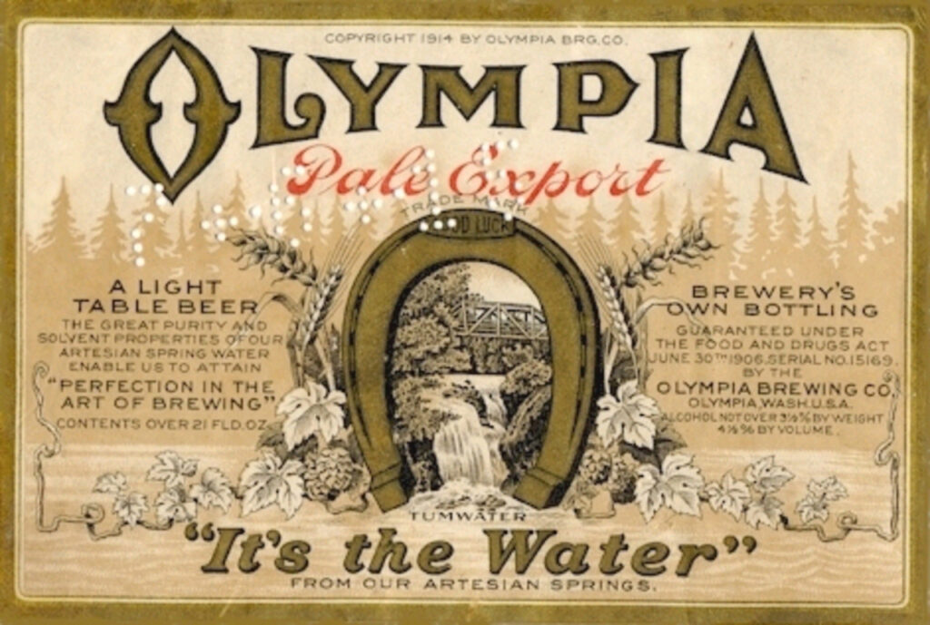 Olympia Beer Poster