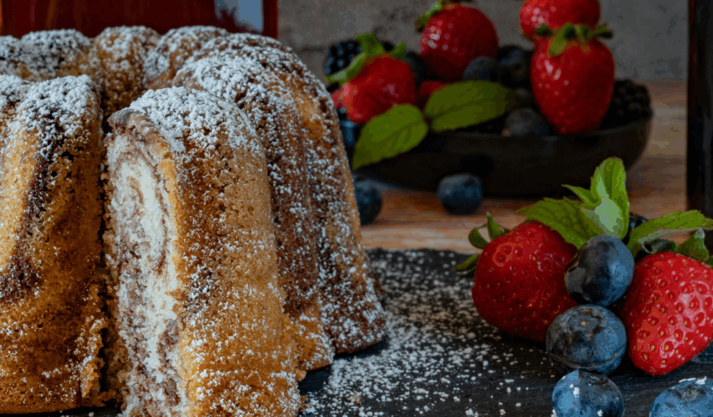 Butter Cake with Fruity or Floral Infusions