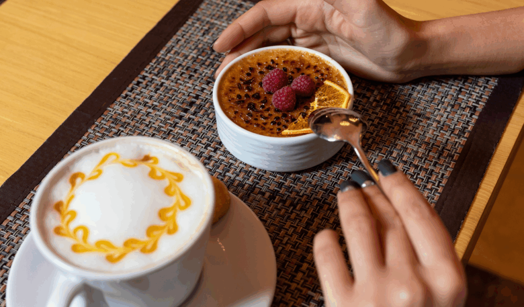 Coffee + Berries with Cream