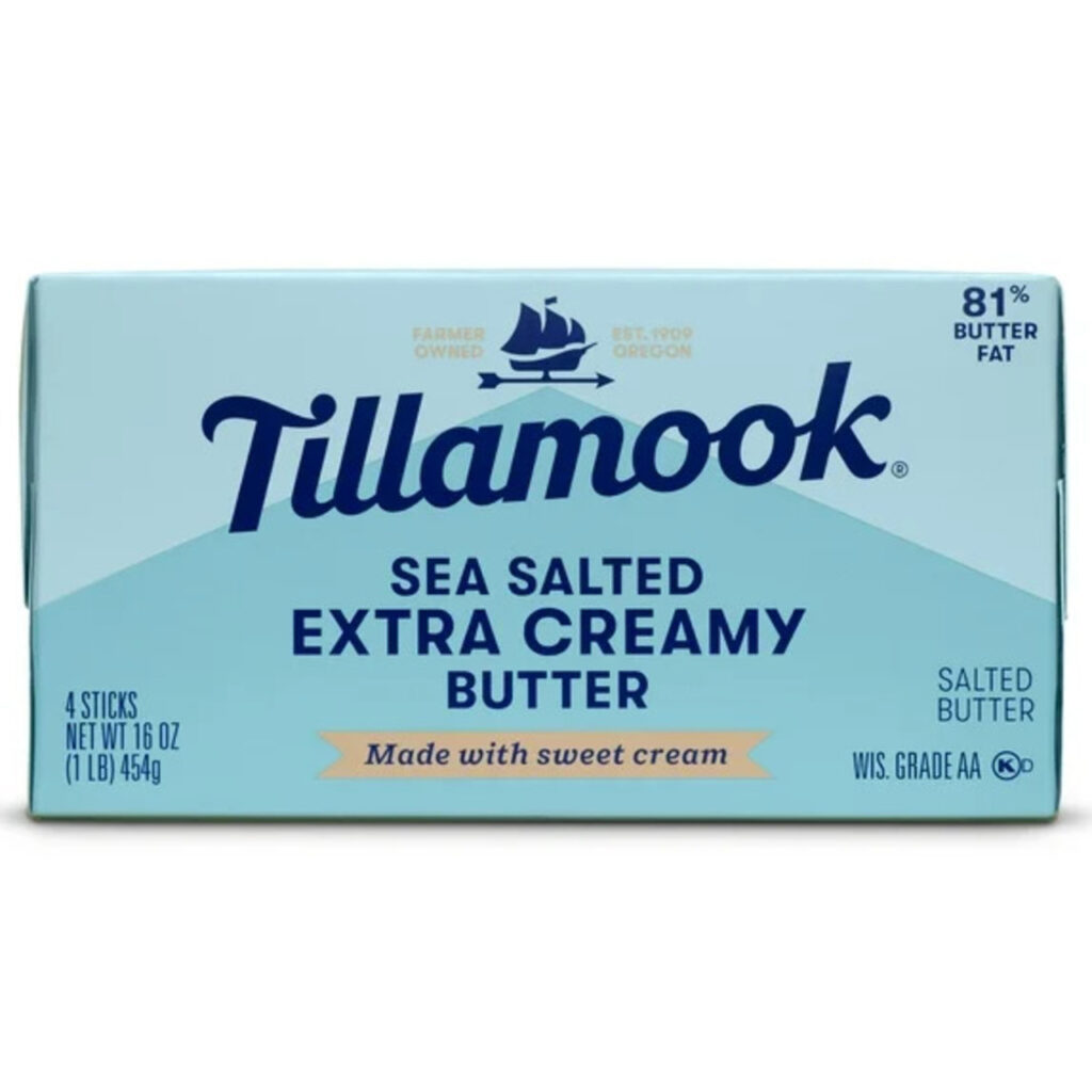 Tillamook Sea Salted Extra Creamy Butter