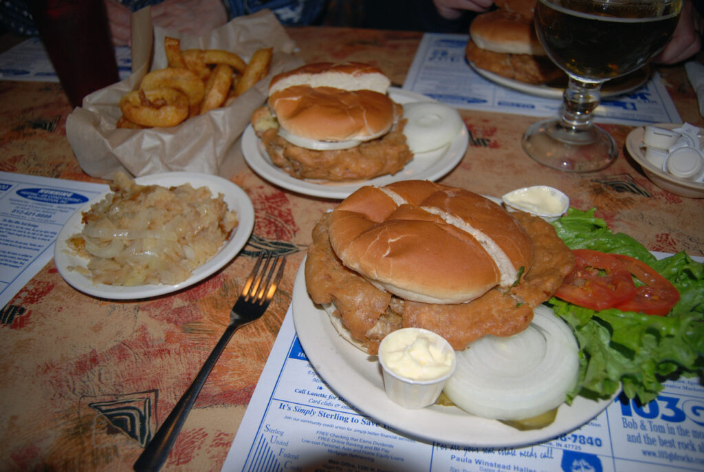 Fried Brain Sandwich