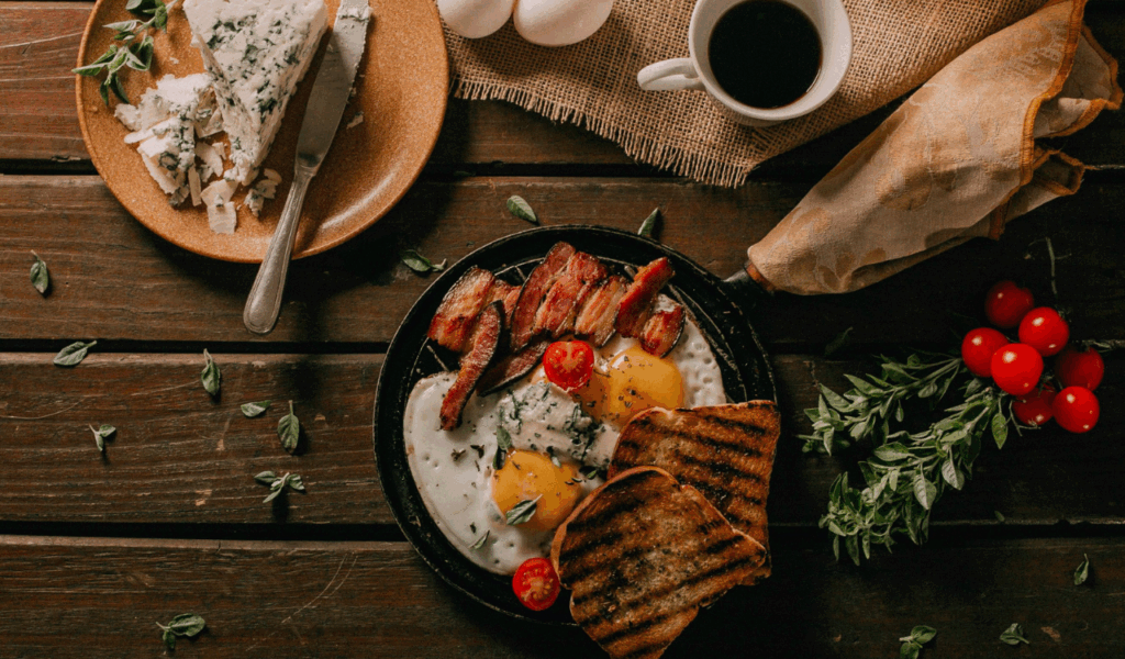 Coffee + Smoked Meats (e.g. Bacon or Ham)