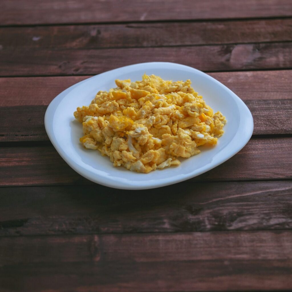 Using a Splash of Water for Fluffy Scrambled Eggs