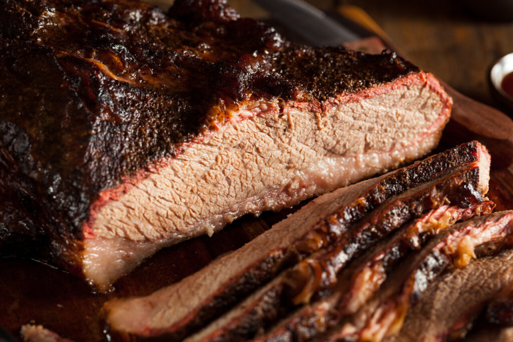 Slow cooked brisket