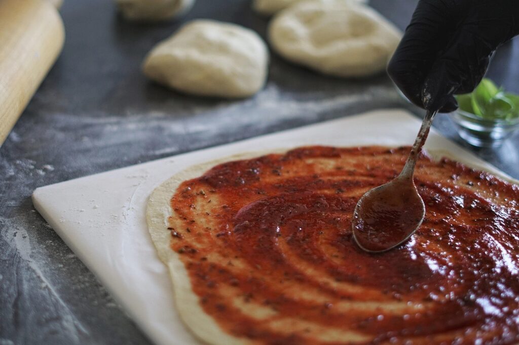 Pizza layering
