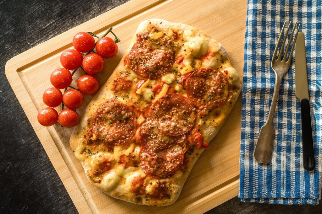 Pizza making