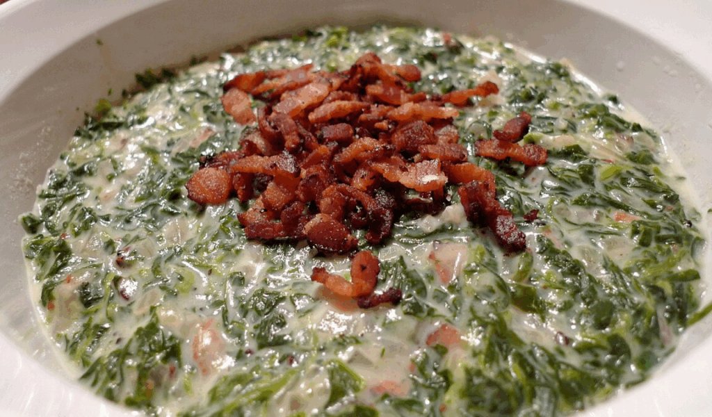 Creamed Spinach or Mixed Greens