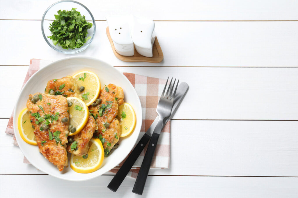 Chicken with Lemon Butter Sauce