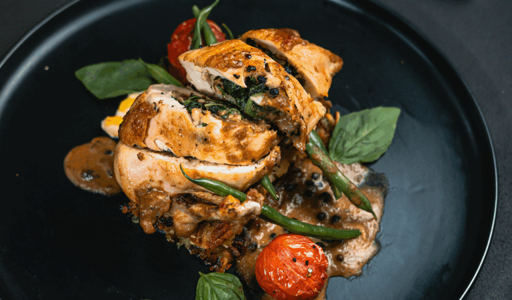 Chicken & Spinach Stuffed Shells