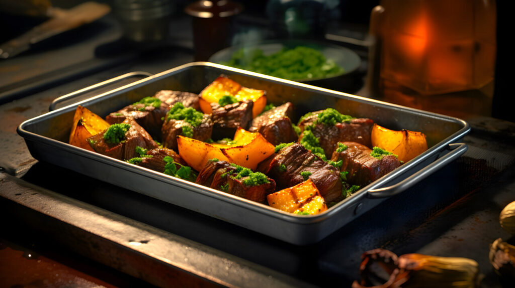 Sheet-Pan Pork Tenderloin with Sweet Potatoes and Broccoli